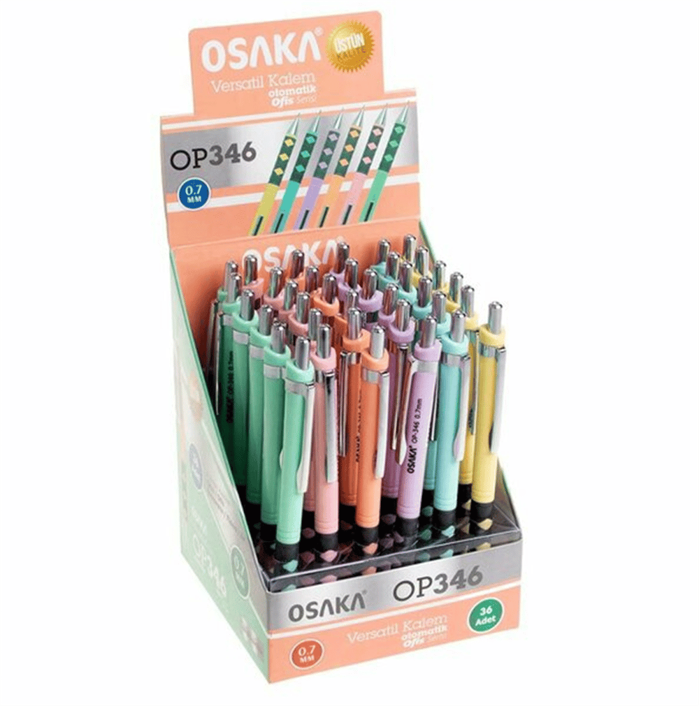 OSAKA OP346 VERSATİL KALEM 36 LI STAND 0.7
