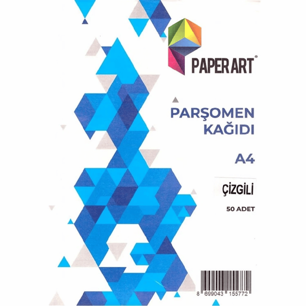 PAPERART PARŞÖMEN KAĞIDI ÇİZGİLİ A4 50 Lİ *120