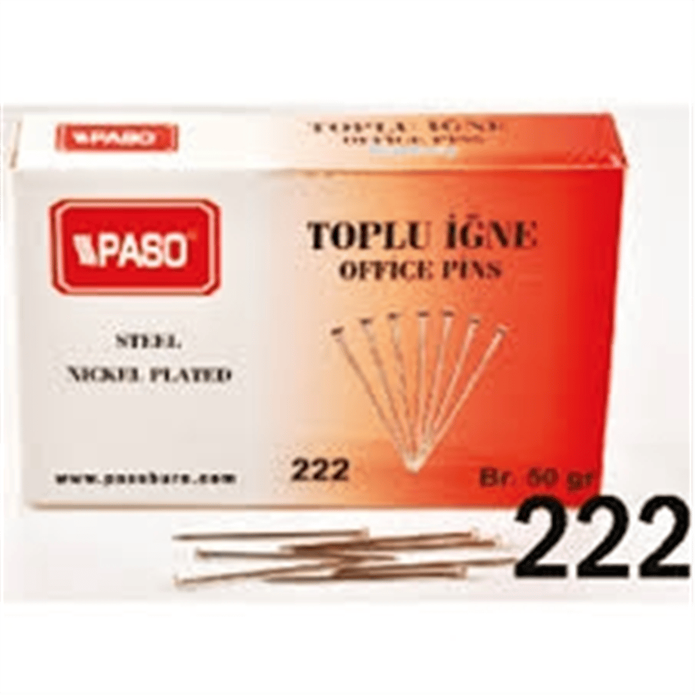 PASO 222 28MM 50GR TOPLU İĞNE 