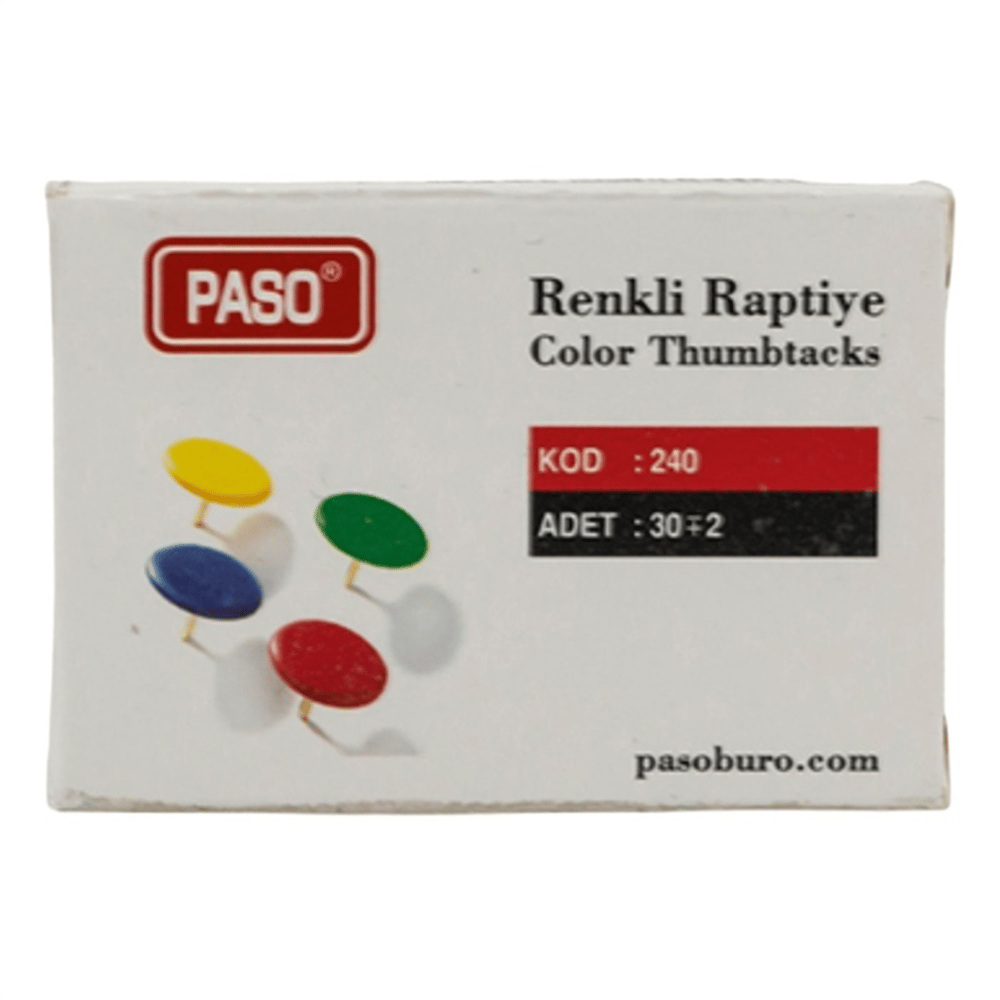 PASO 240 RENKLİ RAPTİYE PK:24 LÜ 