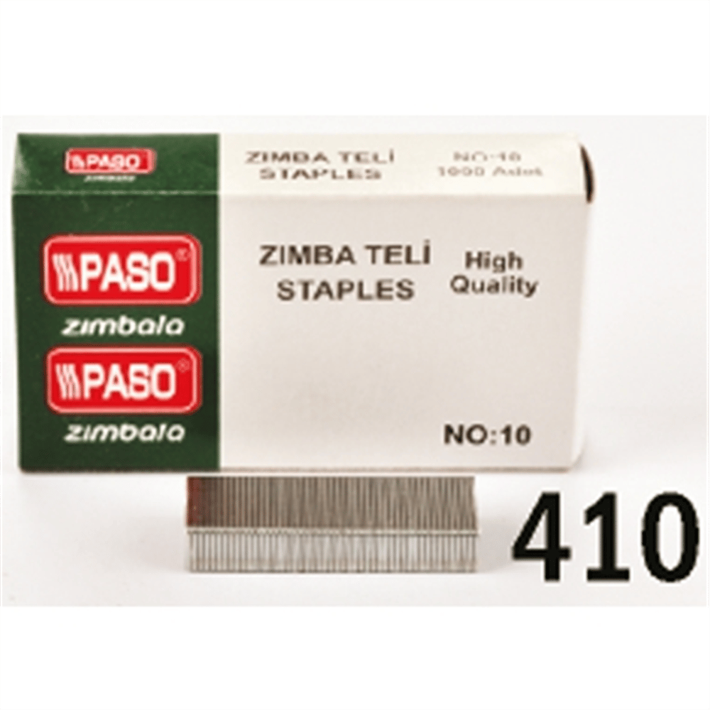 PASO 410 NO:10 SİLVER ZIMBA TELİ 10 LU PK. *100