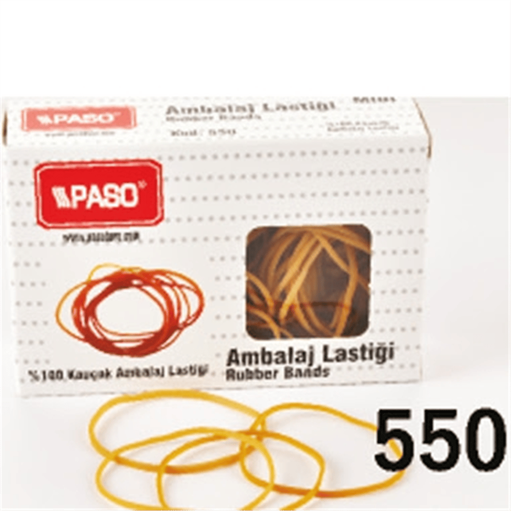 PASO 550 MİDİ AMBALAJ LASTİĞİ 50 GR. KAUÇUK *180