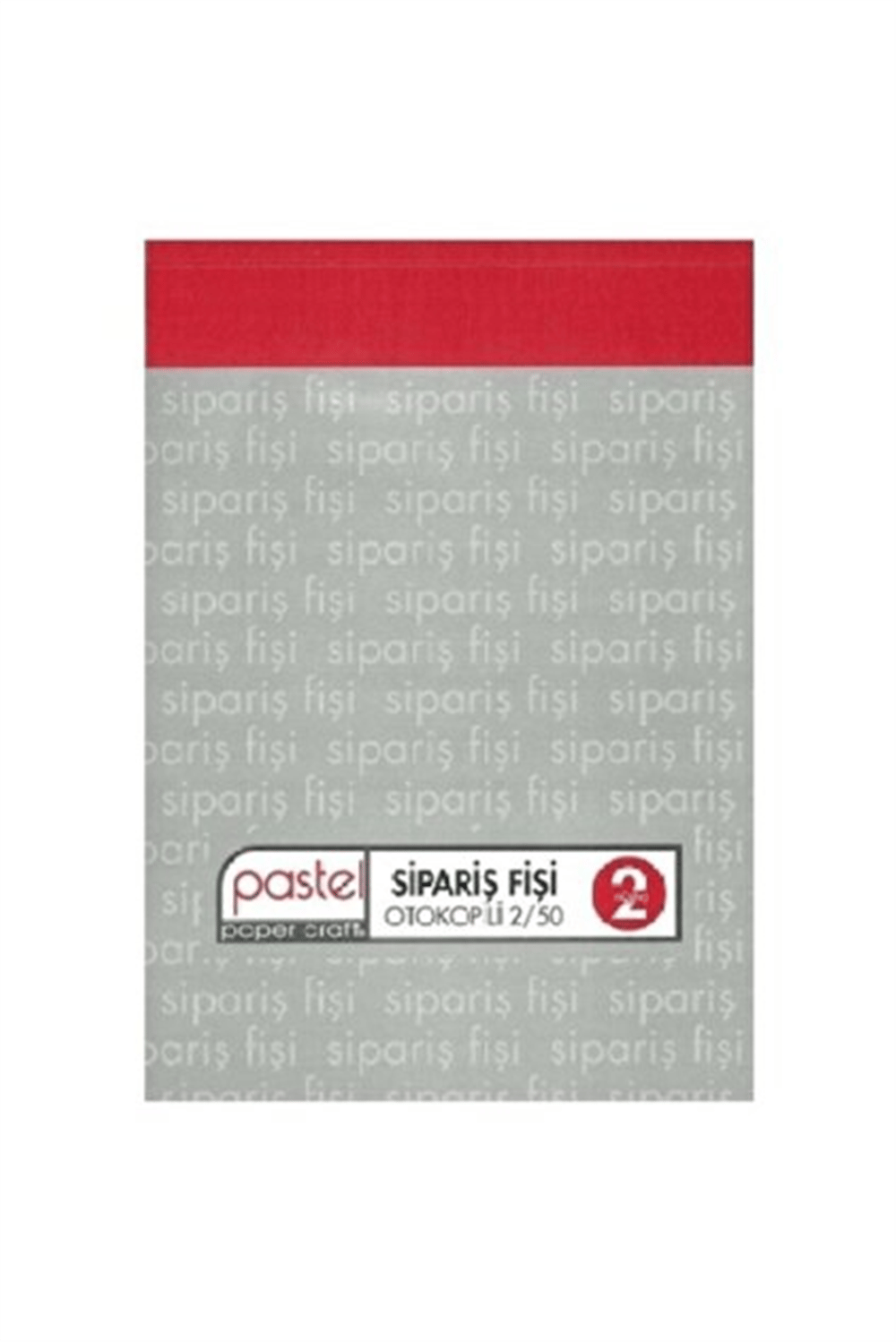 PASTEL 2/50 SİPARİŞ FİŞİ 12 Lİ