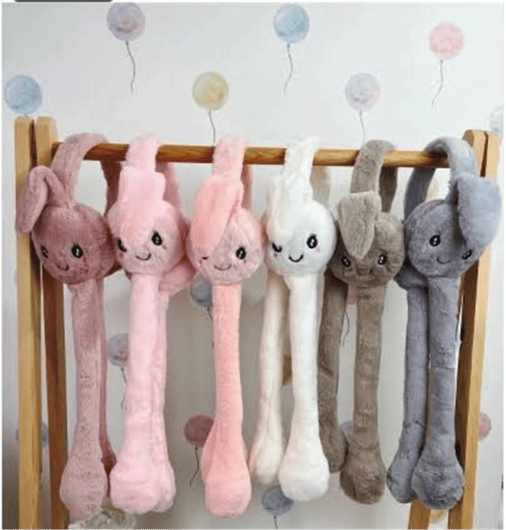 PELUŞ KULAKLIK HAREKETLİ KULAK PAKET:12 Lİ