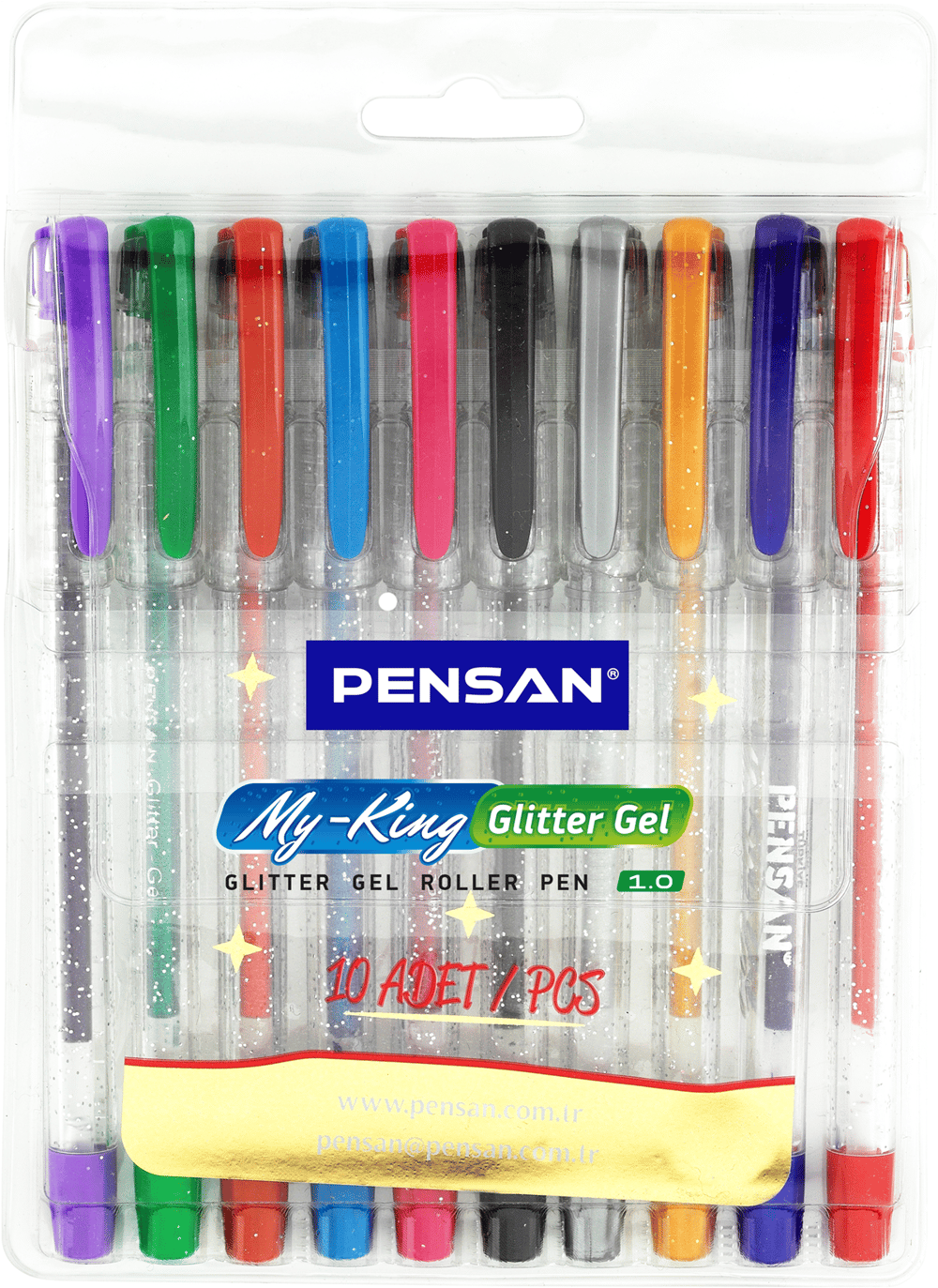 PENSAN 2227 10 RENK SİMLİ GEL SET