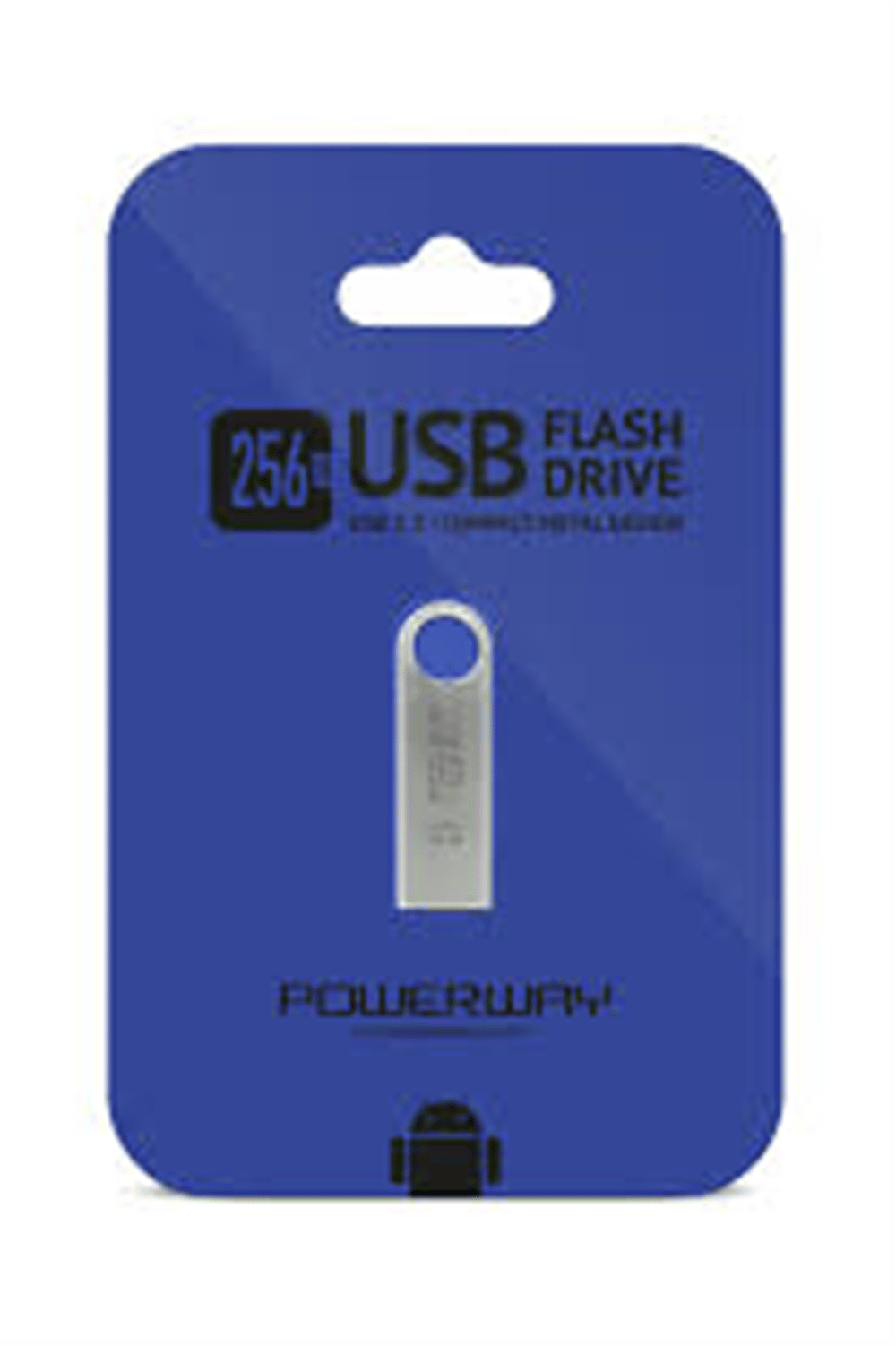 POWERWAY 256 GB METAL FLASH BELLEK