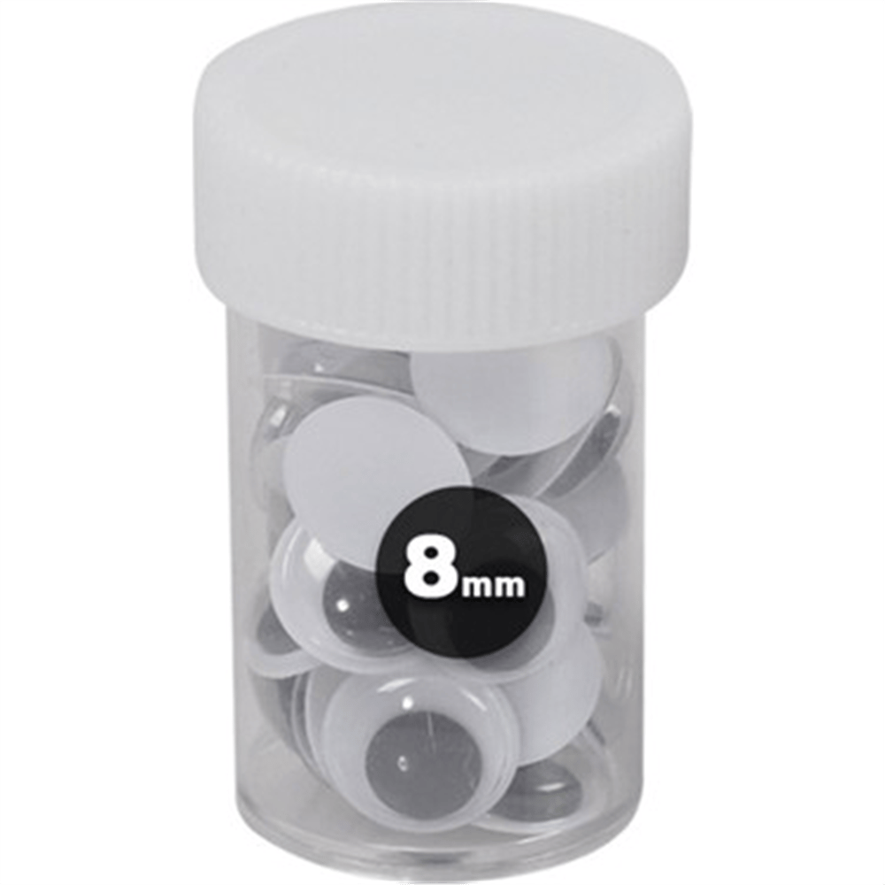 PUTİ OYNAR GÖZ SİYAH 06451 8 MM. 12 Lİ