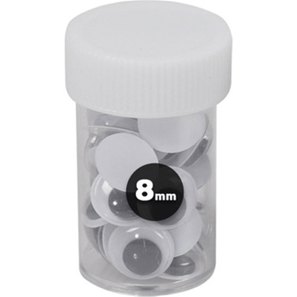 PUTİ OYNAR GÖZ SİYAH 06451 8 MM. 12 Lİ