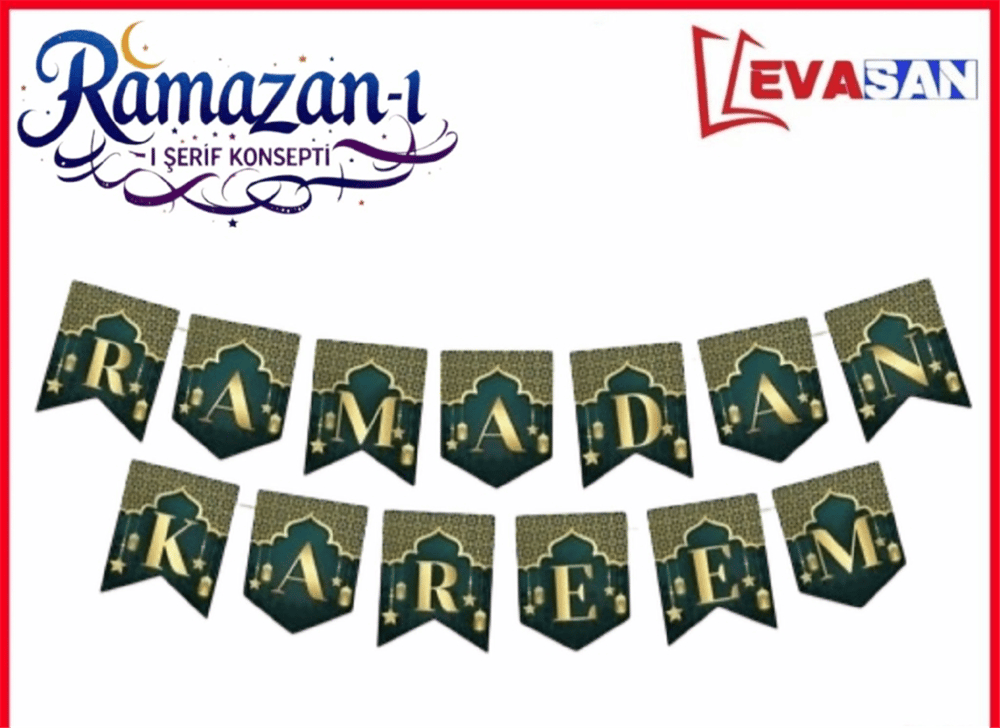 RAMADAN KAREEM ZİKZAK BANNER