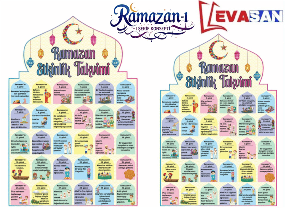 RAMAZAN ETKİNLİK TAKVİMİ