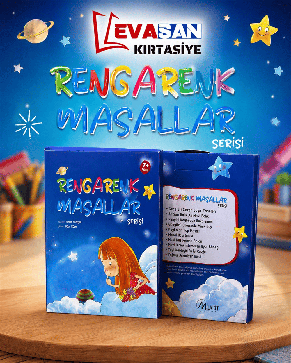 RENGARENK MASALLAR SERİSİ 10 LU HİKAYE KİTABI SETİ 
