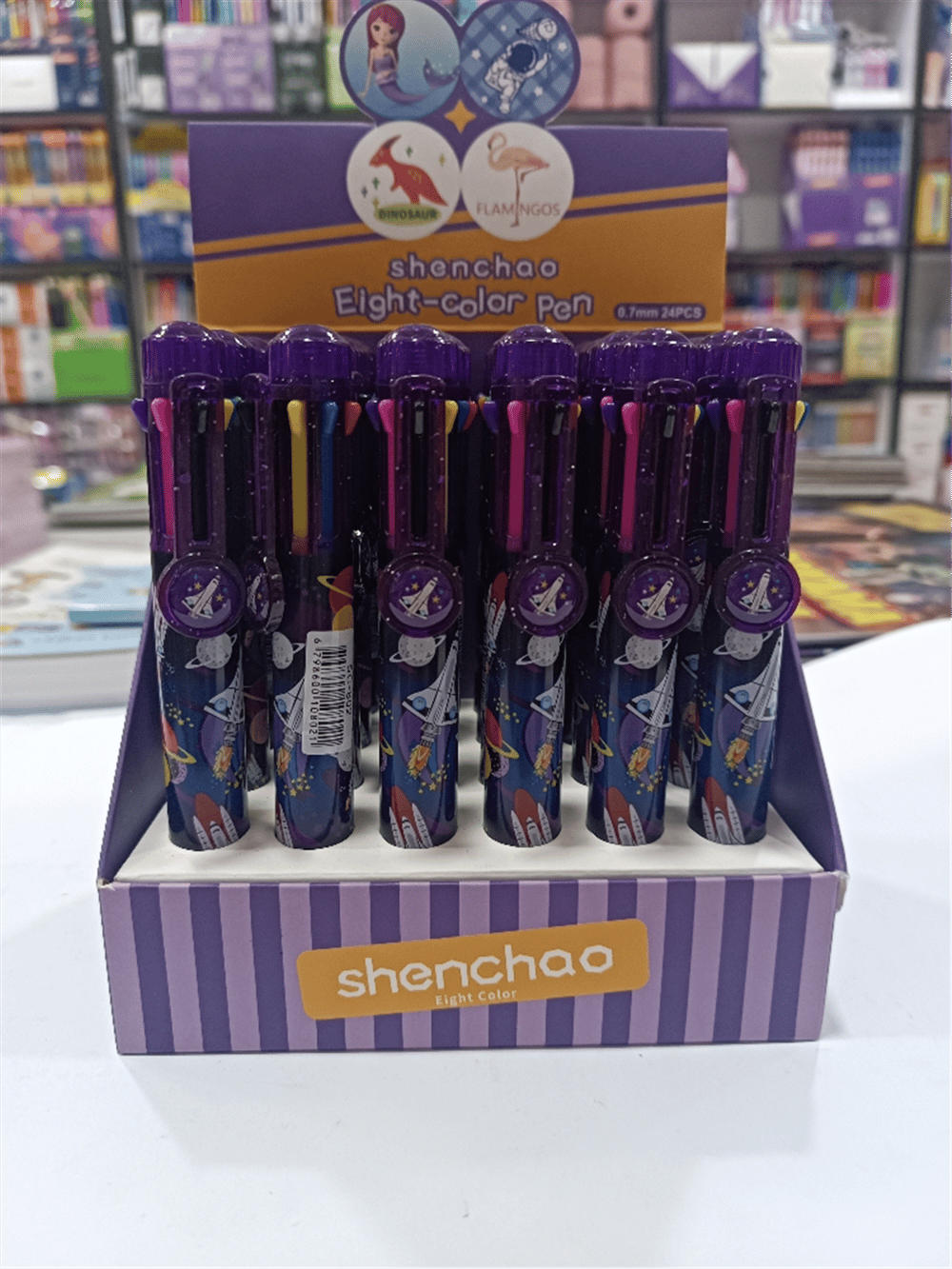 ROKET SC-802 8 RENK ÇOKLU TÜKENMEZ KALEM PK:24 LÜ
