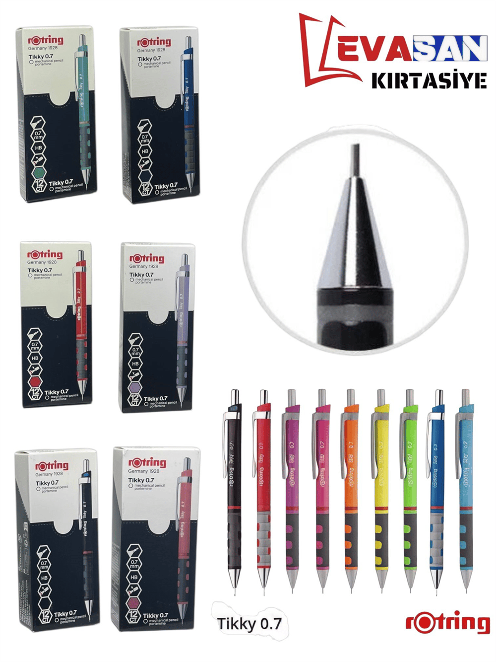 ROTRİNG TİKKY VERSATİL KALEM 0,7 PK:12 Lİ