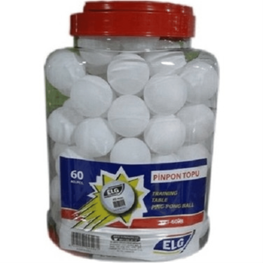 RUBENİS EPT-60/T  PİNPON TOPU 60'LI KAVANOZDA *1440