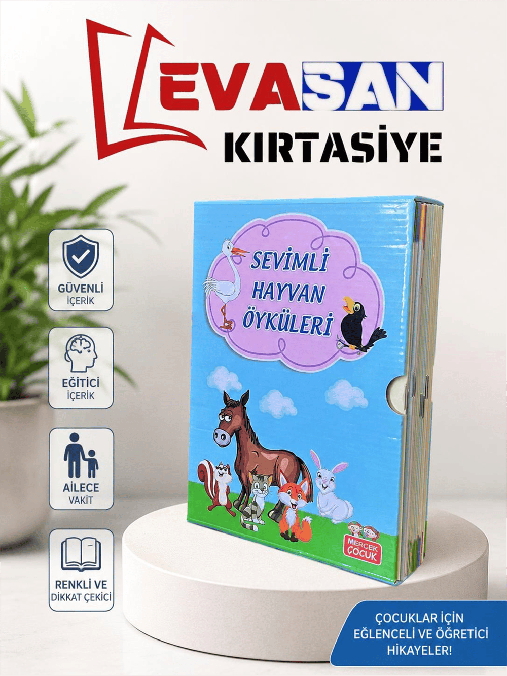 SEVİMLİ HAYVAN ÖYKÜLERİ 20 Lİ HİKAYE KİTABI SETİ
