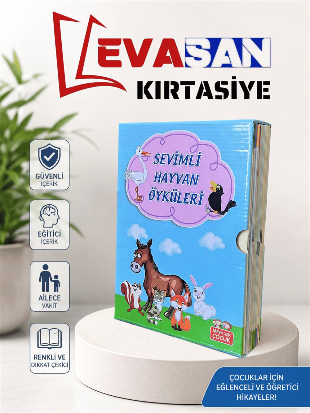 SEVİMLİ HAYVAN ÖYKÜLERİ 20 Lİ HİKAYE KİTABI SETİ