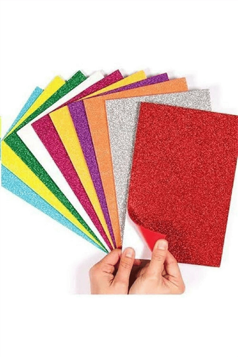 SİMLİ YAPIŞKANLI EVA 50*70 10 RENK *20