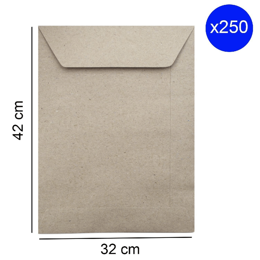 TORBA A4 KRAFT ZARF A4 32X42 250 Lİ PK.