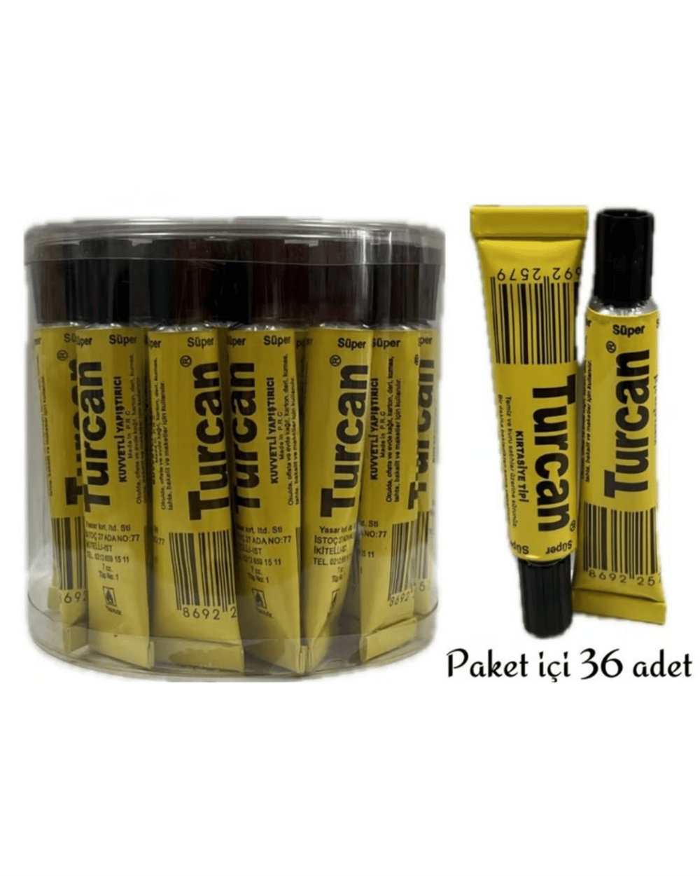 TURCAN 7 GR SIVI YAPIŞTIRICI PK:36 LI