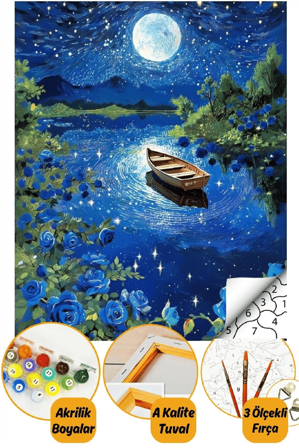 TUVAL SAYILARLA BOYAMA NUMARALI 35X50