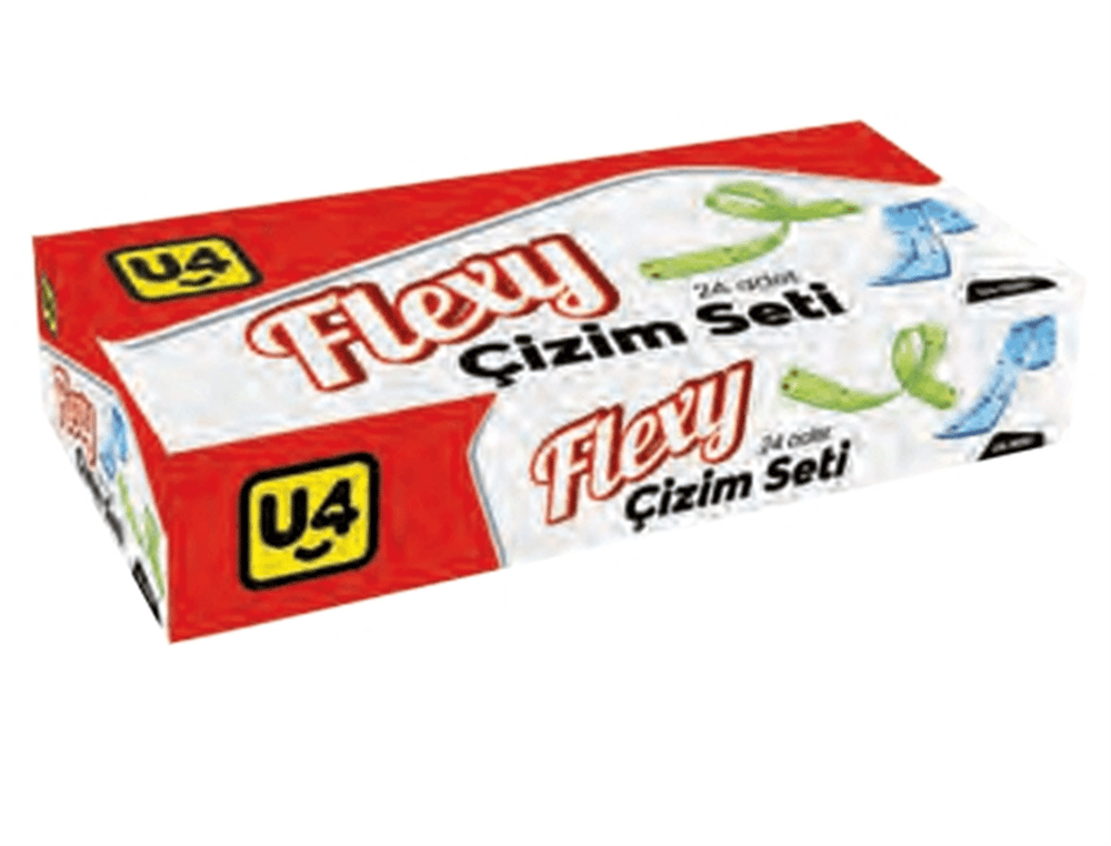 U4-1030 FLEXİ ÇİZİM SETİ 24 LÜ KUTU