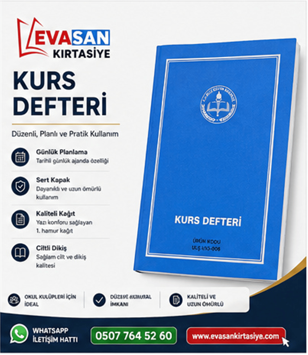 ULŞ U53-008 KURS DEFTERİ PP KAPAK