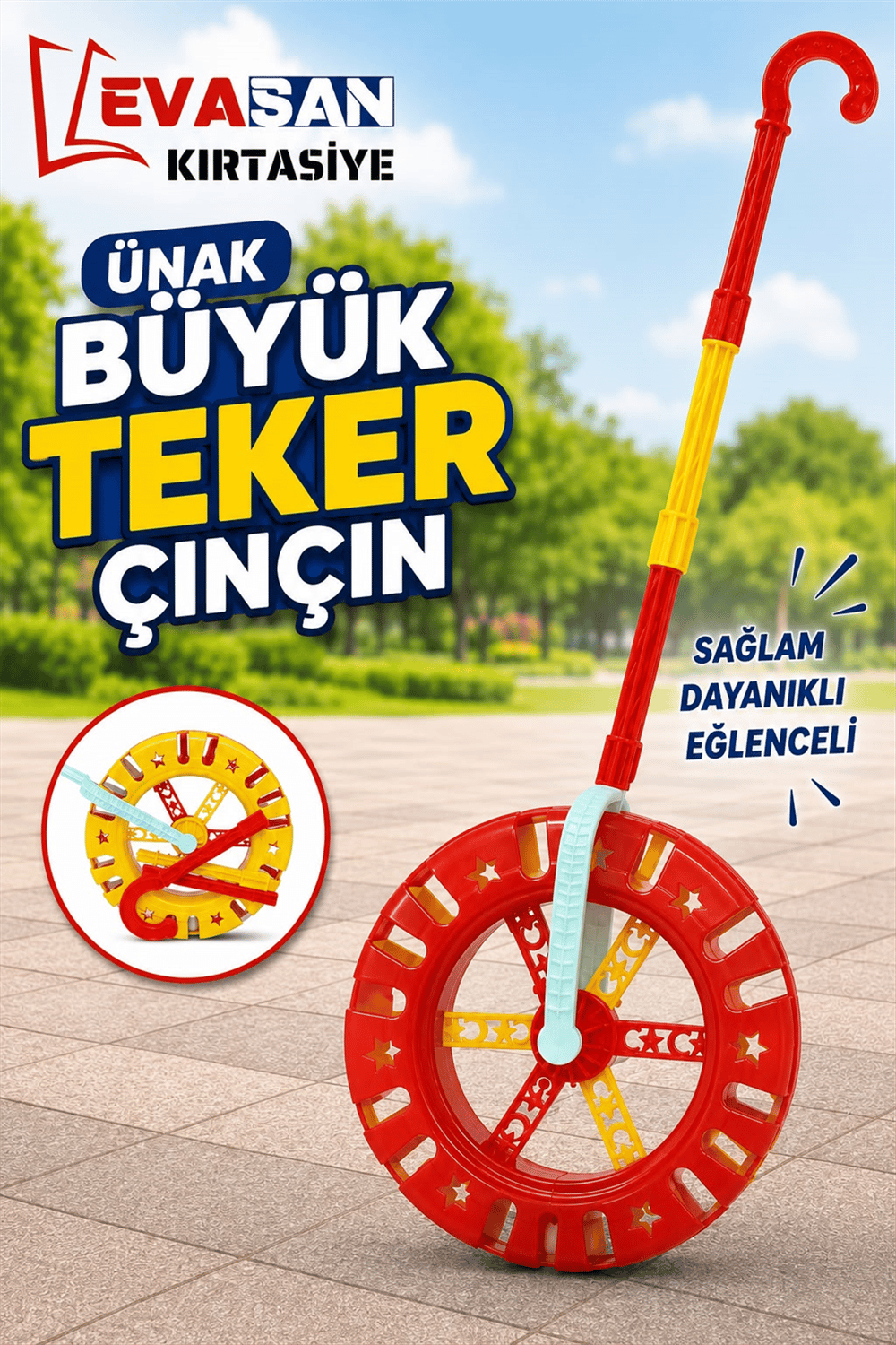 ÜNAK BÜYÜK TEKER ÇINÇIN 21 CM