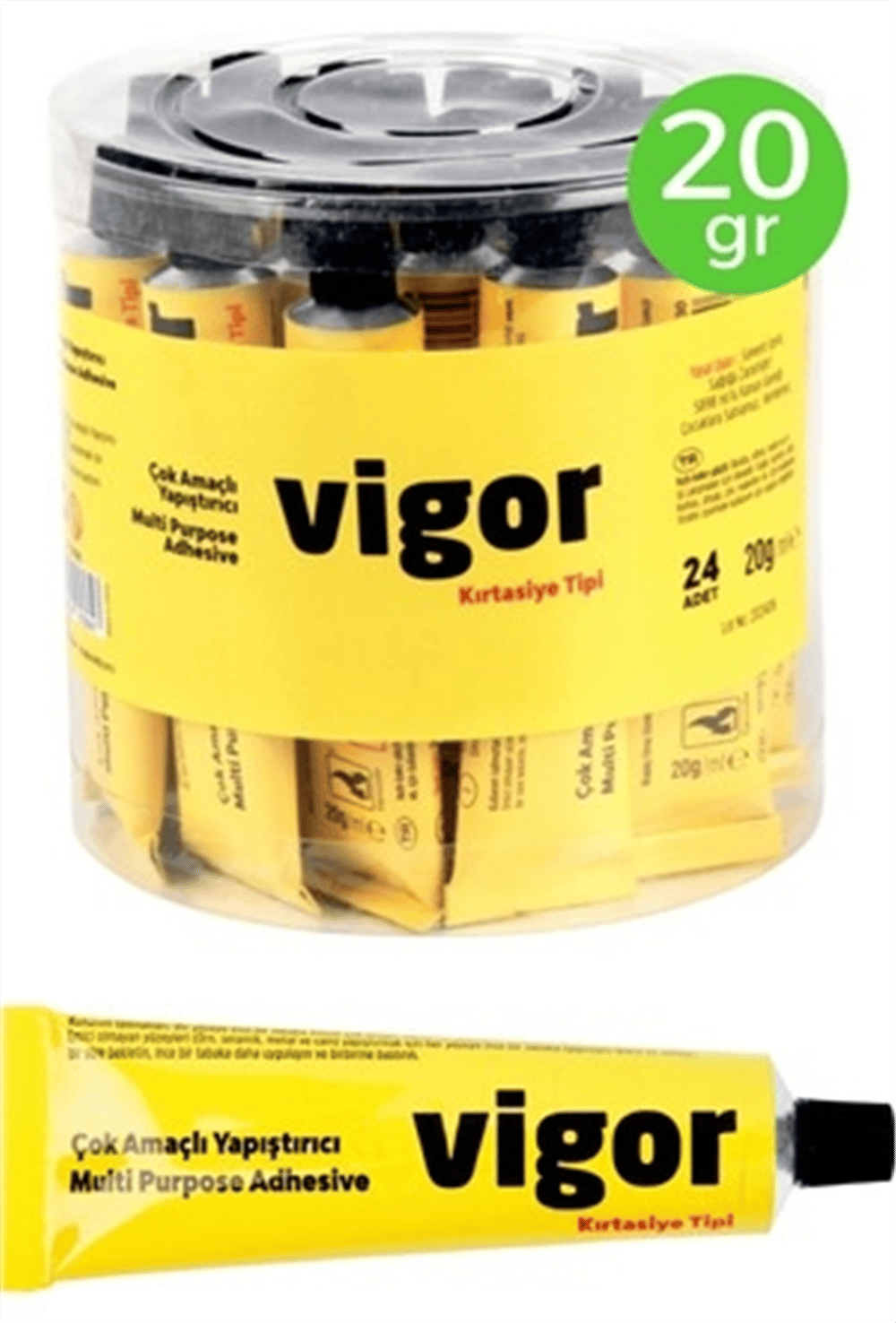 VİGOR P-3630 20 GR. SIVI YAPIŞTIRICI 24 LÜ PK.