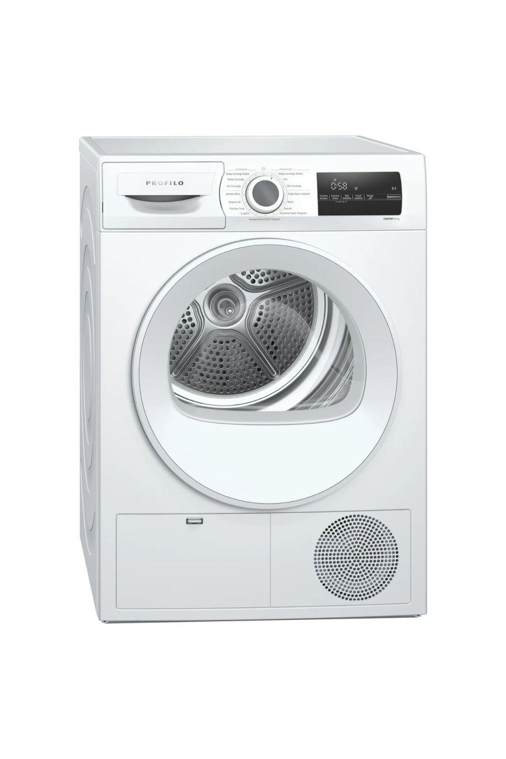 PROFİLO KM8612HTR / 8 Kg - Isı Pompalı Kurutma Makinesi
