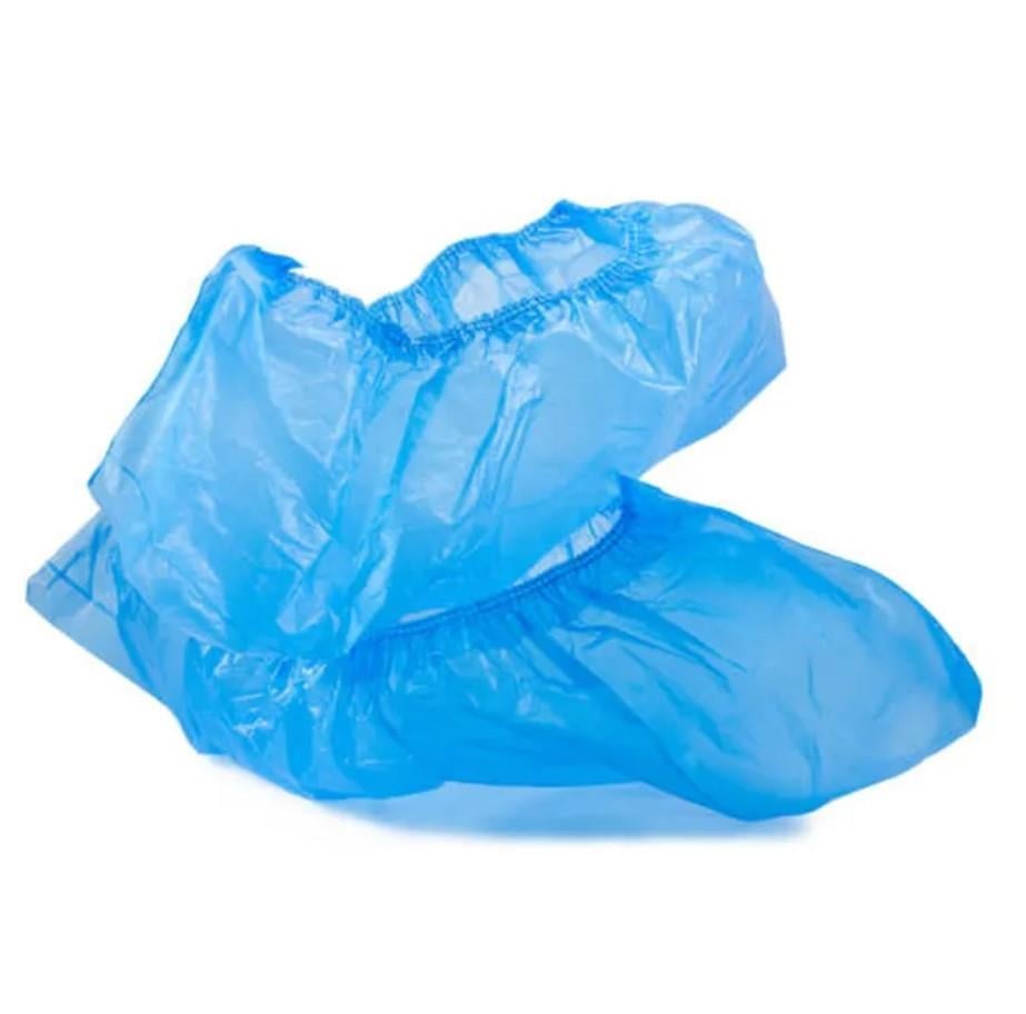 Fourend Tek Kullanımlık Ayak Galoşu 750 Gr - Çift Lastikli Kalın Plastk