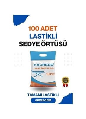 Fourend Yeni Nesil Lastikli Sedye Örtüsü 100 Adet