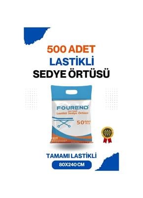Fourend Yeni Nesil Lastikli Sedye Örtüsü 500 Adet