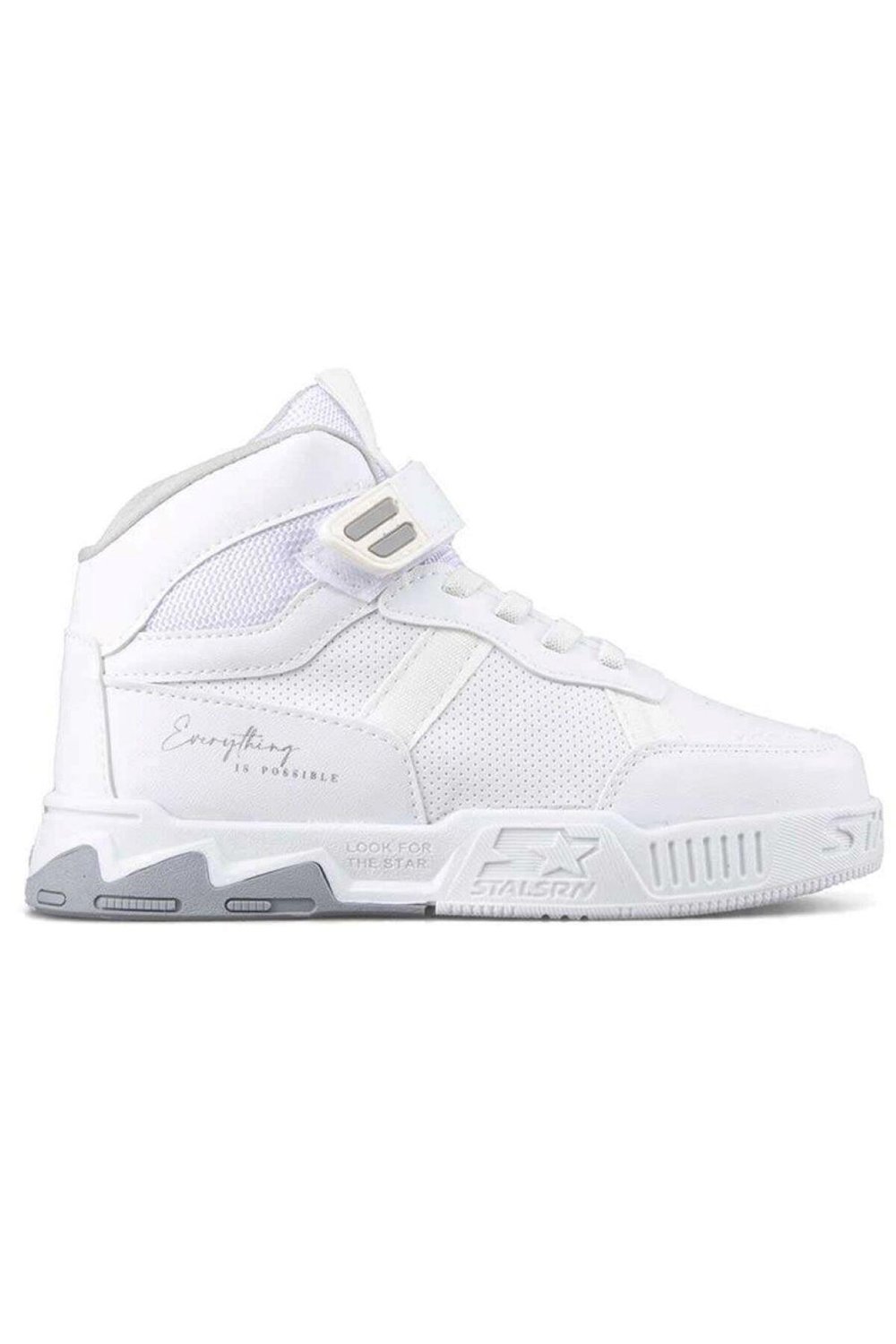 Unisex Çocuk Sneaker Basketbol Hafif Comfort Anatomik Taban Lastikli Cırtlı  Spor Ayakkabı
