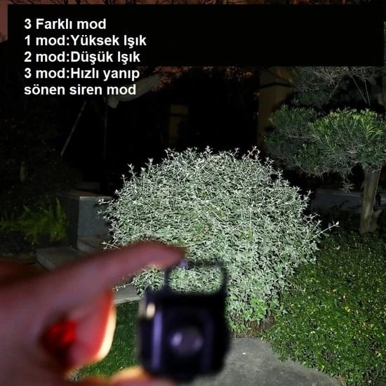 30 Ledli  Mıknatıslı Mini Anahtarlık Flash Kamp Lambası