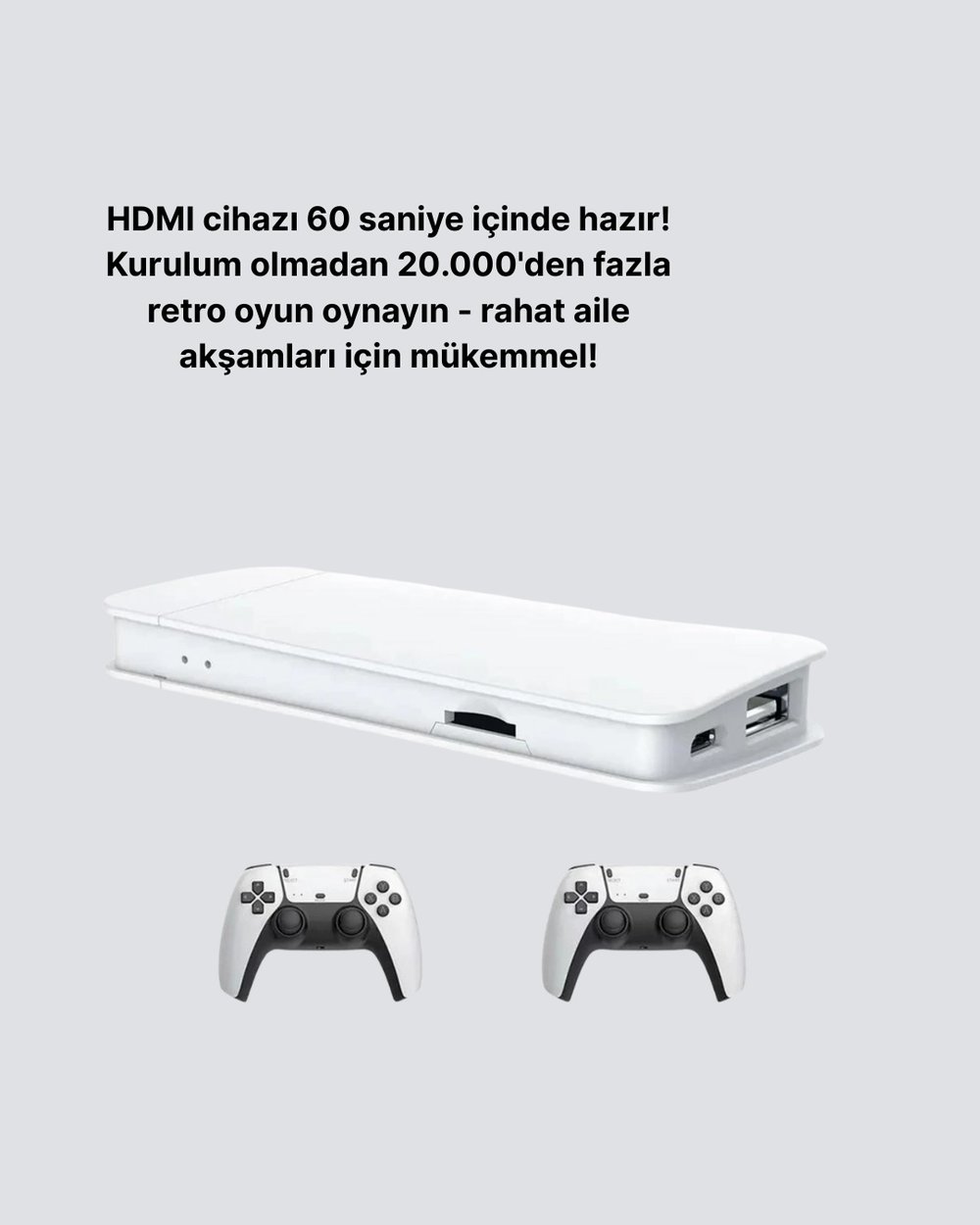 3D ve 4K Görüntü Kaliteli Çok lu Retro Oyun Konsolu