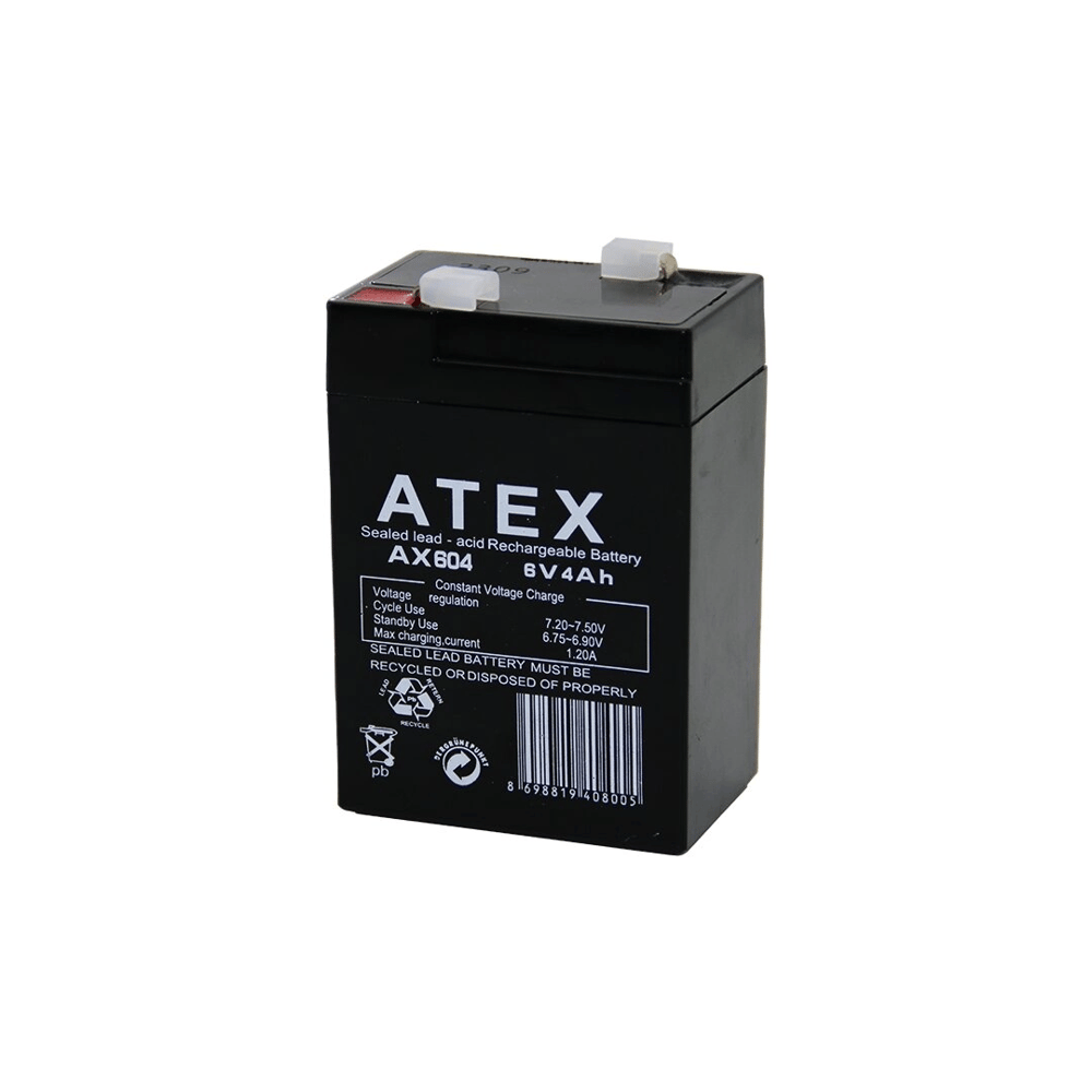 AKÜ KALIN KURU AKÜ 6V-4AH AMPER 70x48x101Mm