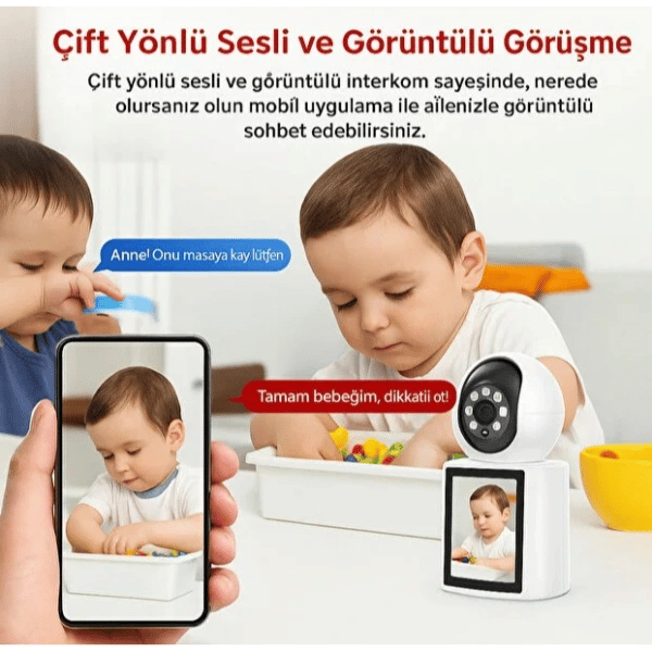 Akıllı Ev Kamerası 2.4 GHz