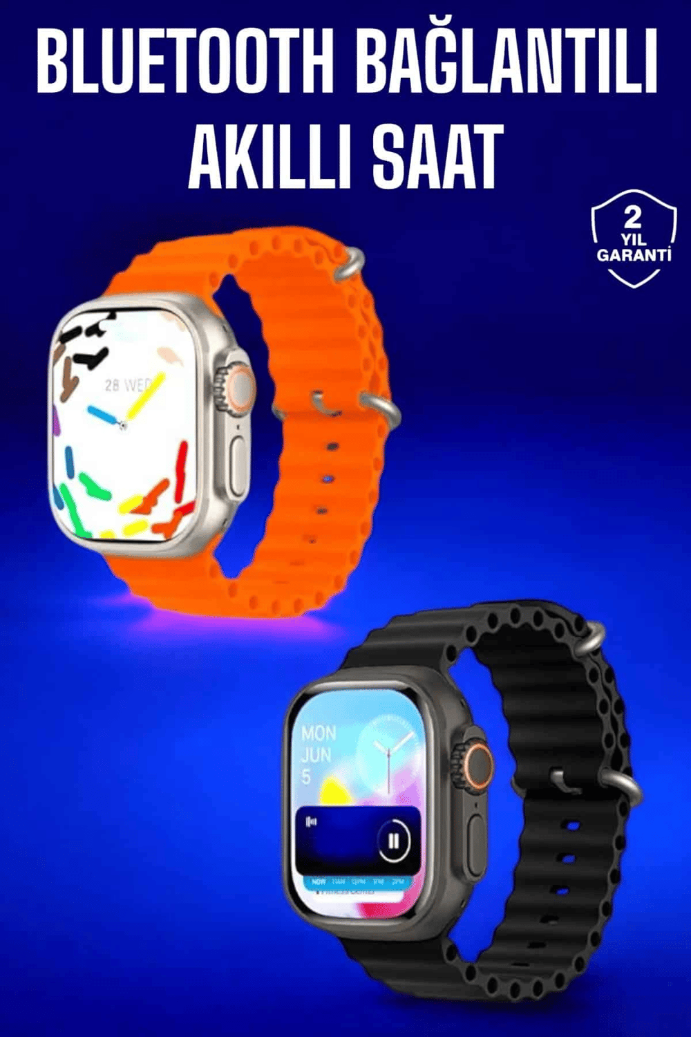 Akıllı Saat Arama Cevaplayan Bildirim Görme Yeni Nesil Bluetooth Bağlantılı