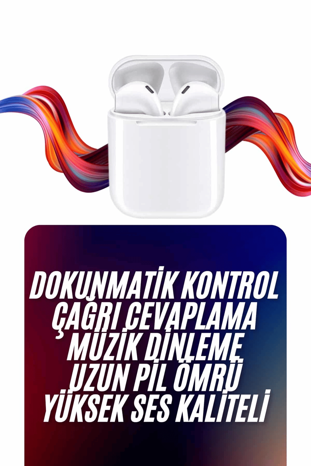 Akıllı Saat Kulaklık Hediyeli Uyku ve Sağlık Takibi Yapabilen Uzun Ömürlü