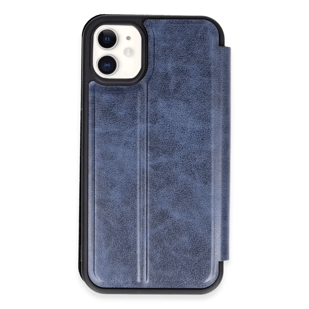 Apple iPhone 11 Kılıf Flip Cover - Lacivert