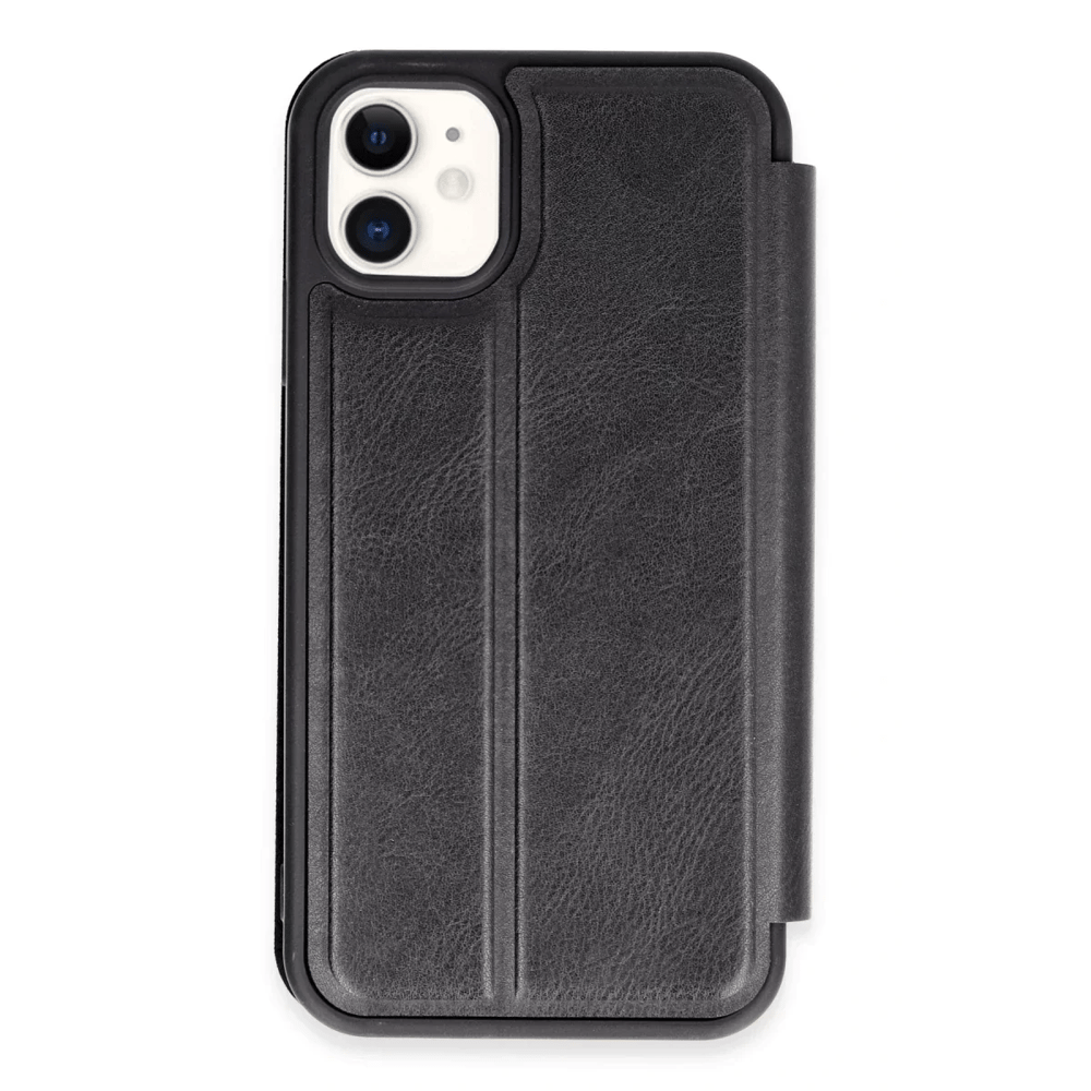 Apple iPhone 11 Kılıf Flip Cover - Siyah