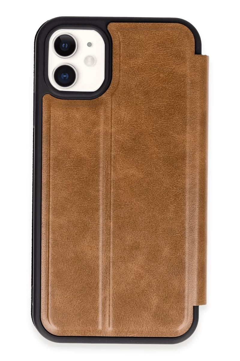 Apple iPhone 11 Kılıf Flip Cover - Taba