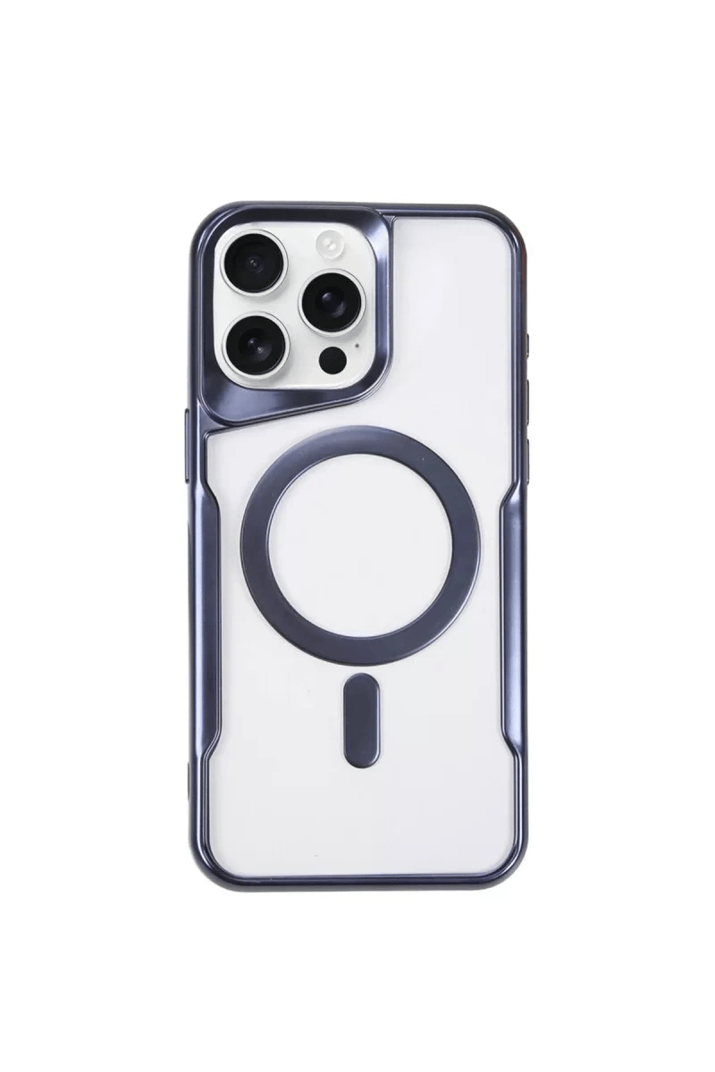 Apple iPhone 11 Pro Max Kılıf Boyi Magsafe Silikon Kapak - Lacivert
