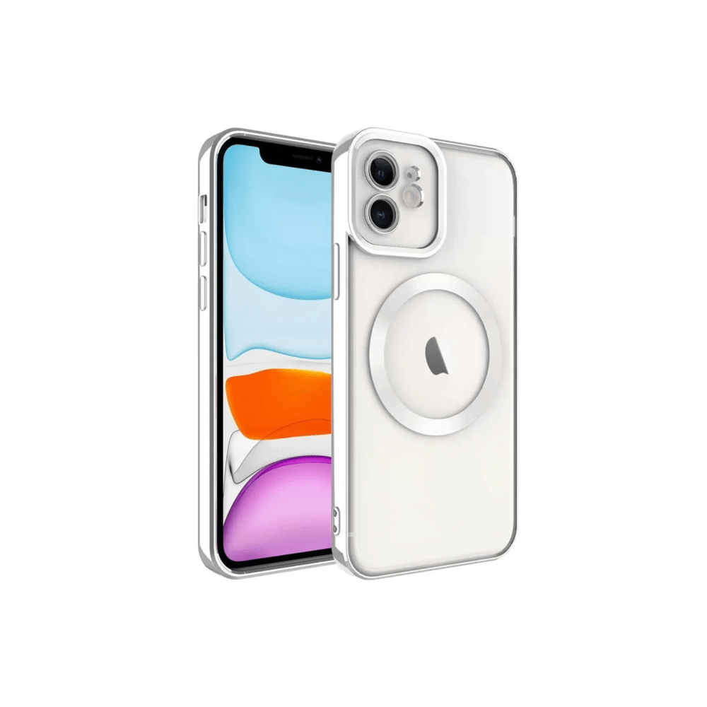 Apple iPhone 12 Kılıf Kross Magneticsafe Kapak - Titan Gri