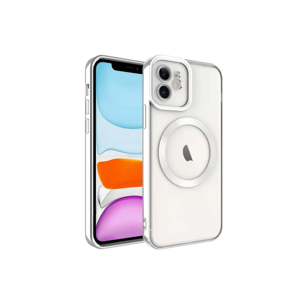 Apple iPhone 12 Kılıf Kross Magneticsafe Kapak - Titan Gri