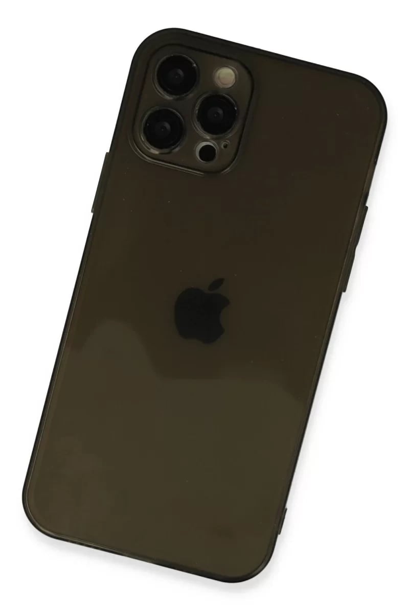 Apple iPhone 12 Pro Max Kılıf Fly Lens Silikon - Siyah