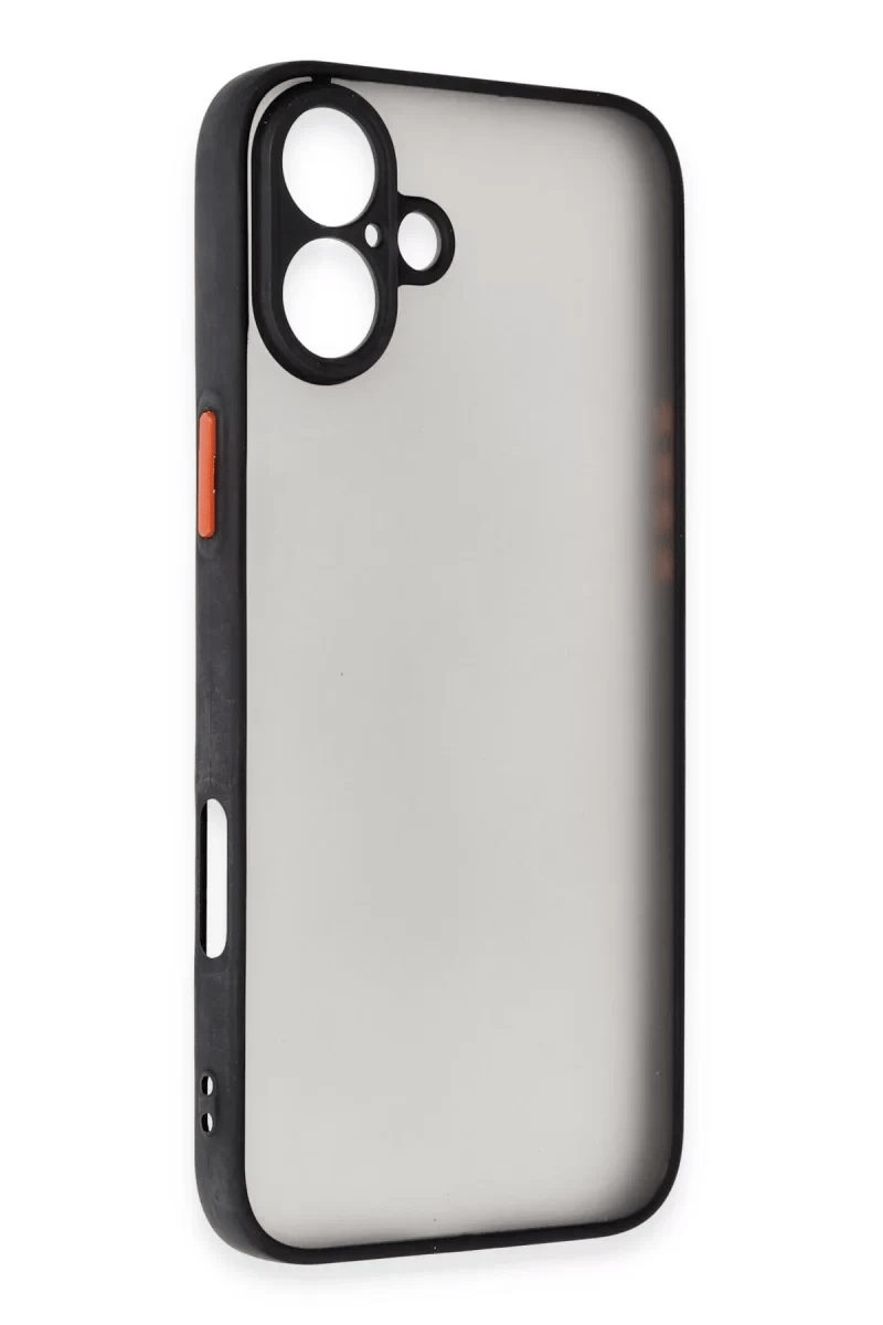 Apple iPhone 16 Plus Kılıf Montreal Silikon Kapak - Siyah