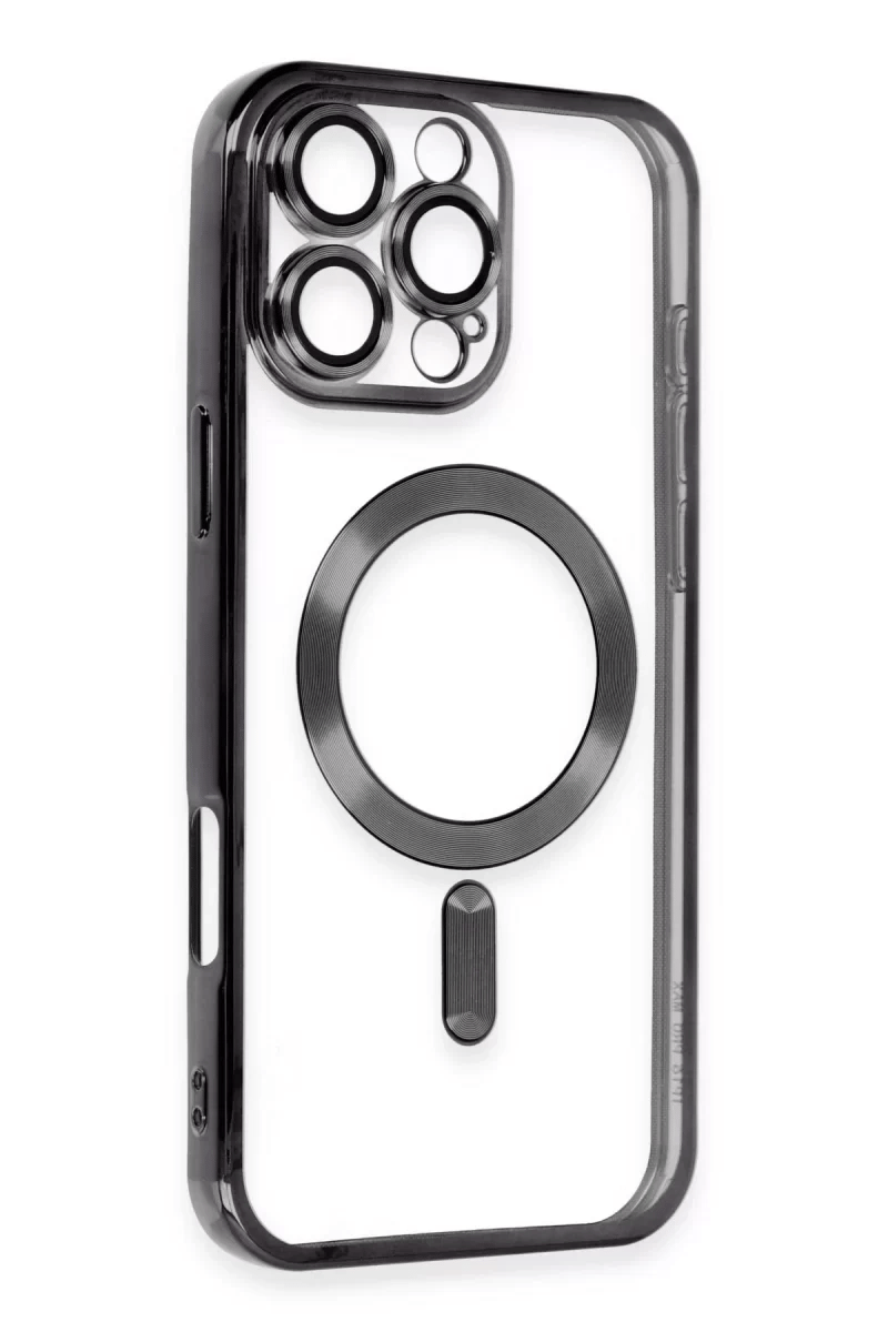 Apple iPhone 16 Pro Kılıf Kross Magneticsafe Kapak - Siyah