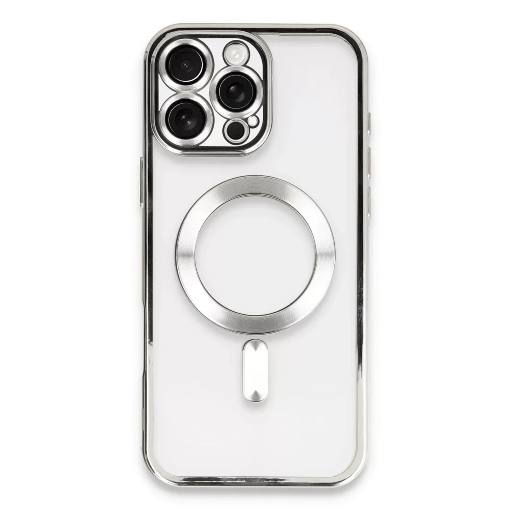Apple iPhone 16 Pro Kılıf Kross Magneticsafe Kapak - Gümüş