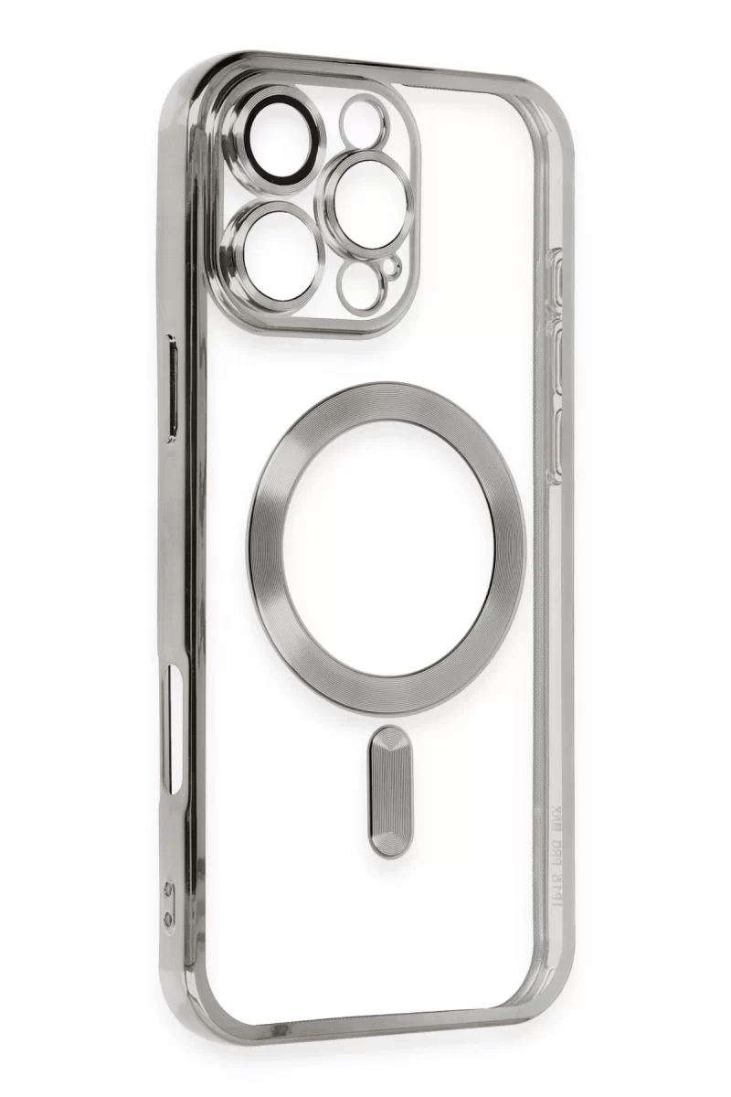 Apple iPhone 16 Pro Kılıf Kross Magneticsafe Kapak - Titan Gri